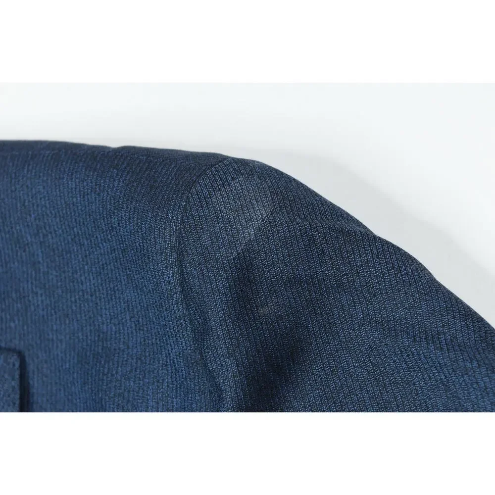 Hugo Boss Blazer Mens 42R Blue Wool Super 130s Guabello Two-Button Slim Fit